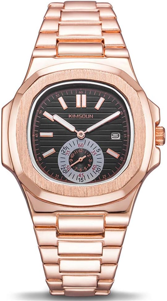 Men's Square Luxury Brand Analog Military Male Watch Stainless Steel Waterproof Punk Watches
