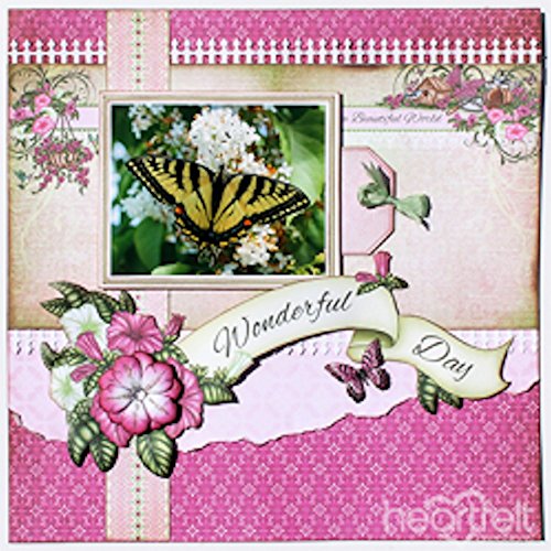Heartfelt Creations Large Classic Petunia 1.25" to 6.25" Cling Rubber Stamp