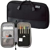 LIHITLAB Compact Pen Case, Water &amp; Stain Repellent