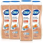 Dial Body Wash, Pamper & Indulge, Silk & Seaberry, 21 fl oz, Pack of 4