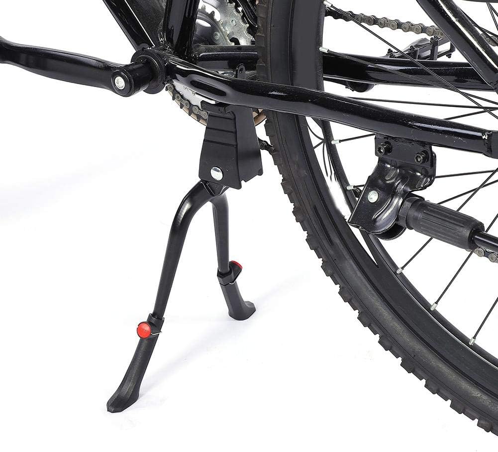Bike Kickstand,Center Mount Double Leg Bike Kickstand Adjust Height Fits 2428 inch Bicycle