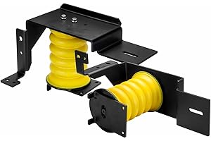 SuperSprings SSR-280-54-1 | SumoSprings Rear Maxim for Workhorse W20/W22/W24 | Left/Right Pair | 7000 (lb) Capacity at 50% Compression | Made in The USA, Yellow