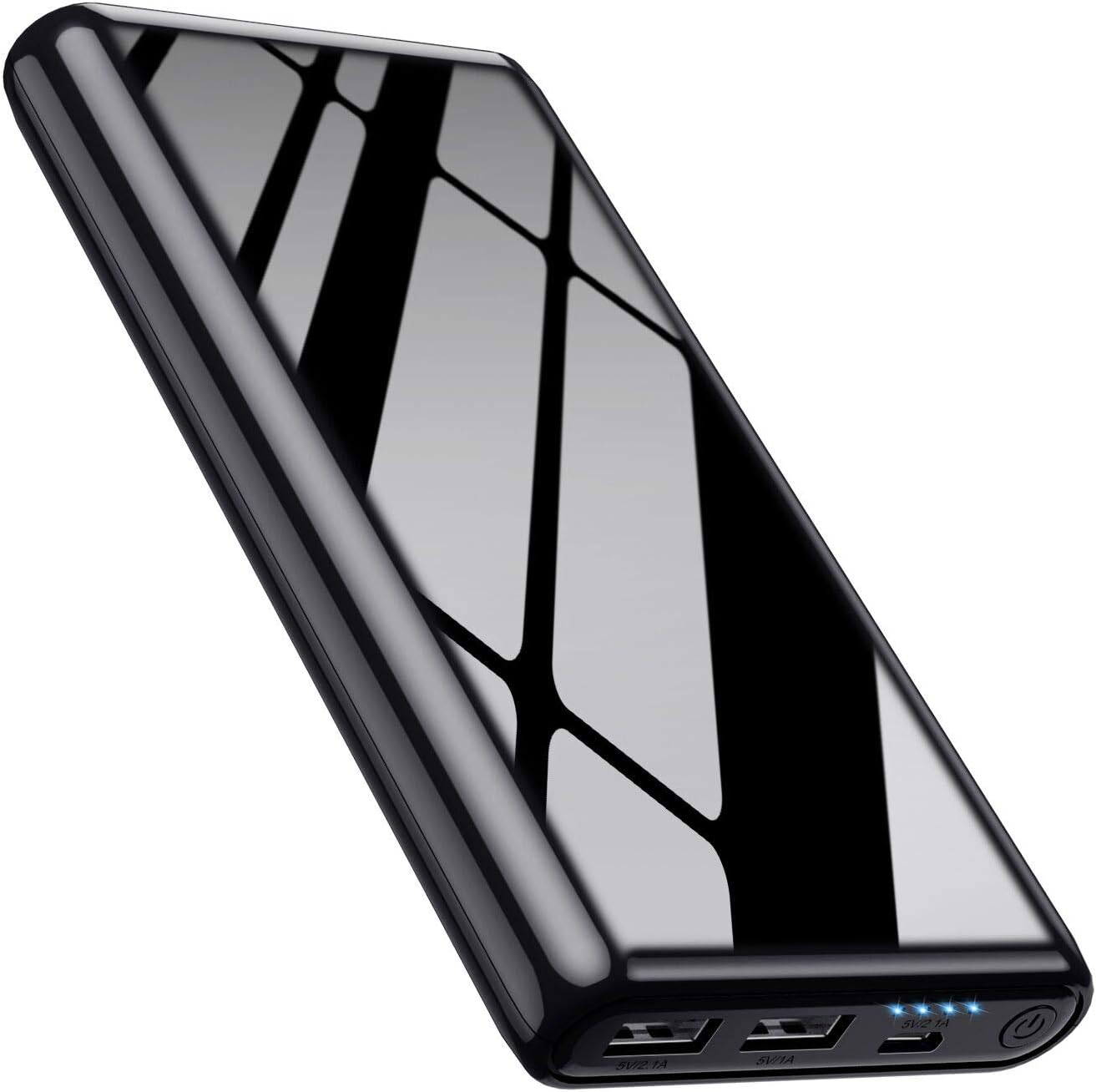 Portable Charger Power Bank 25800mAh High Capacity High-Speed Recharging External Battery Pack 2 USB Output with 4 LED Display Battery Phone Charger Compatible with Smart Phones,Android Phone,Tablet