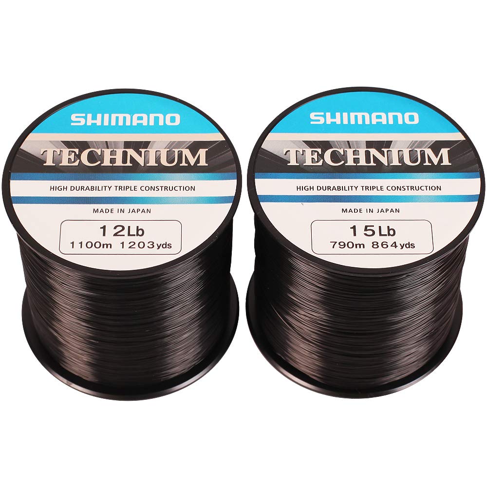 Shimano Technium Line Bulk Spool (15lb 0.38mm 823m)