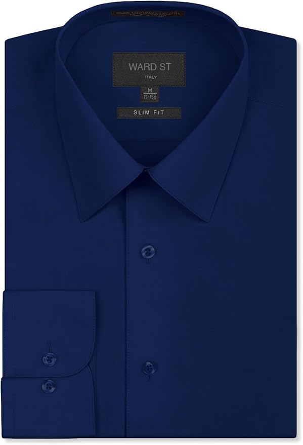 Ward St Men's Slim Fit Dress Shirts Amazon.ca Clothing & Accessories