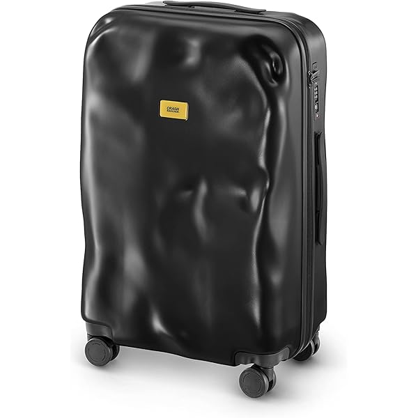 Amazon.com | CRASH BAGGAGE Stripe Suitcase | Black | 100L | 100