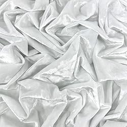 Ice Fabrics Stretch Crushed Velvet Fabric by The