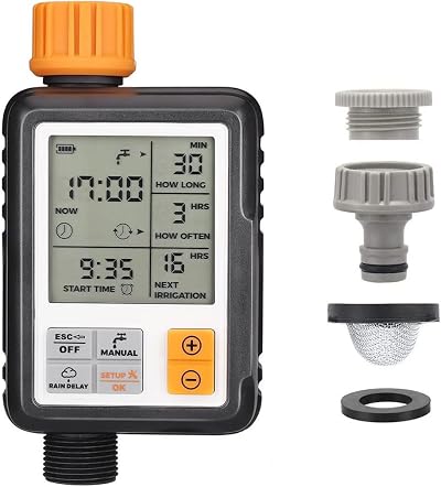 Johgee Watering Computer 3" Screen Automatic Irrigation Timer