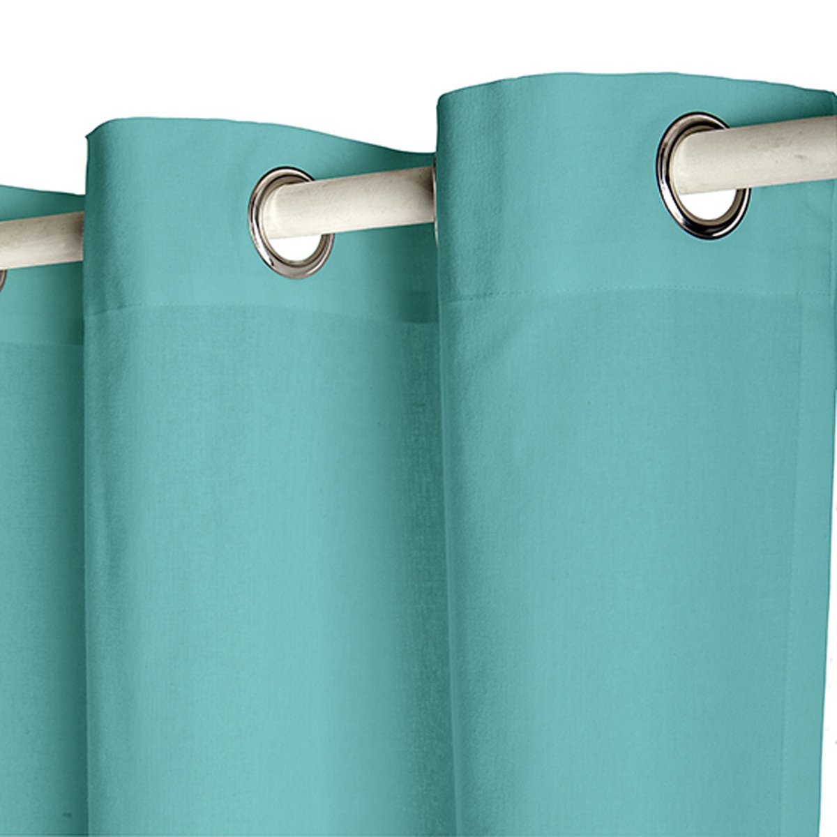 TODAY Polyester Curtain with Eyelets 140 x 260 cm Sea Green — image 1