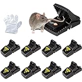 Mouse Trap 8 Pack, Small Mouse Traps Indoor, Rat Trap for Little Mouse, Reusable Safe and Quick, Mouse Catcher Home Use