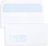 Postmaster DL Window Envelopes 110 x 220mm 80GSM Self Seal Pack 400 view 7