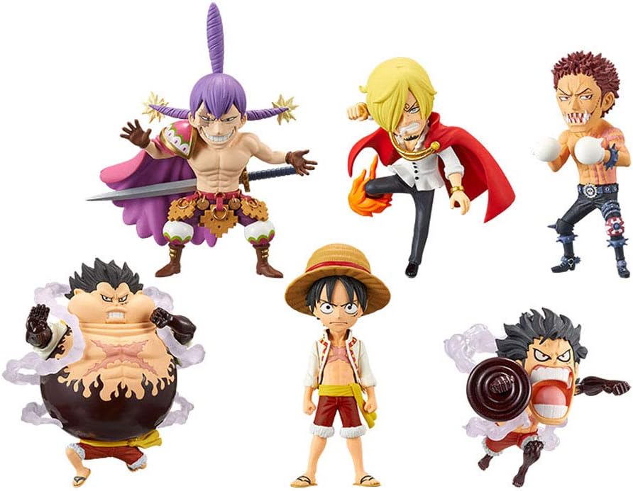 Amazon ワンピース ワールド コレクタブル フィギュア Battle Of Luffy Whole Cake Island スネイクマン クラッカー カタクリ おもちゃ ホビー