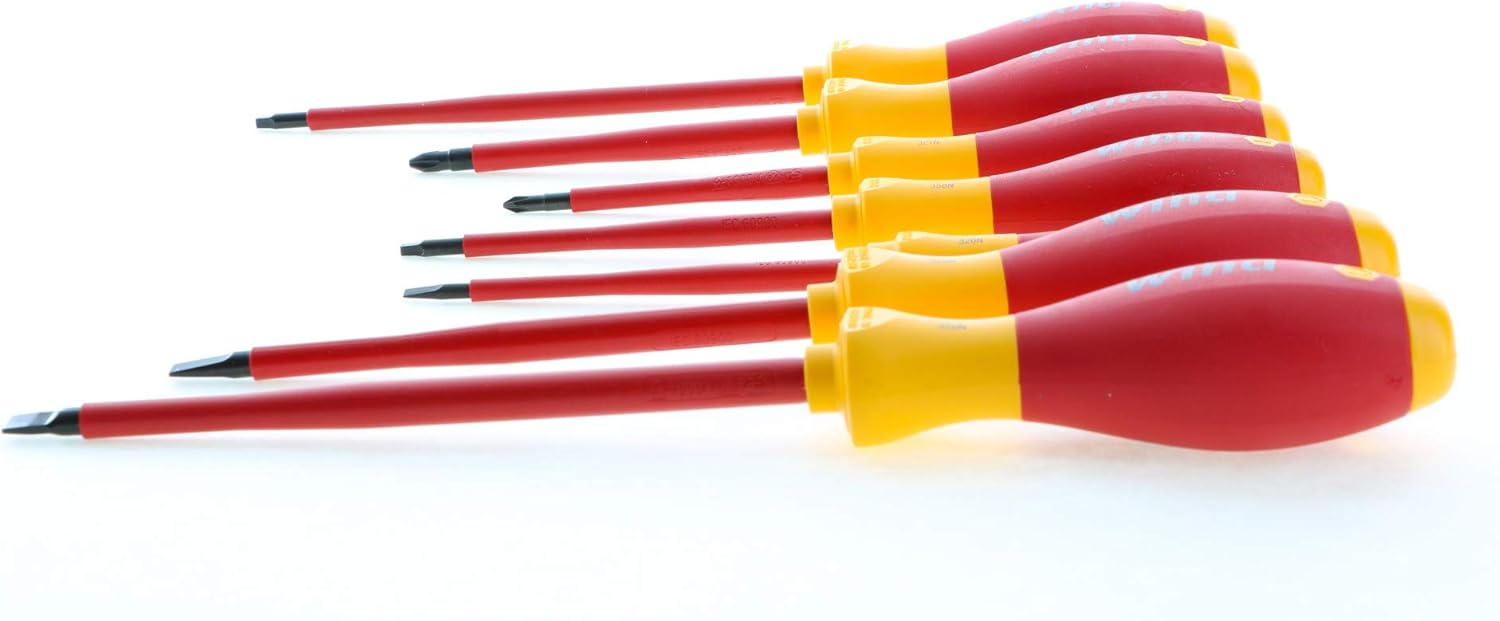 Wiha 32097 | 7 Piece Insulated SoftFinish Screwdriver Set - - 
