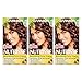 Garnier Nutrisse Nourishing Hair Color Creme, 60 Light Natural Brown (Acorn), 3 Count