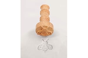 SANBAO STUDIO Clay Stamps, Polymer Clay Stamps, Soap Embosser, Bee