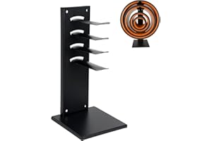 GYHPD Yoga Wheel Rack, Storage Compatible for Chirp Wheels and Yoga Wheels, Secure & Easy Storage for All 4 Roller Sizes, Quick Assembly, Made of Metal, Home Gym Storage Rack (Wheels Not Included)