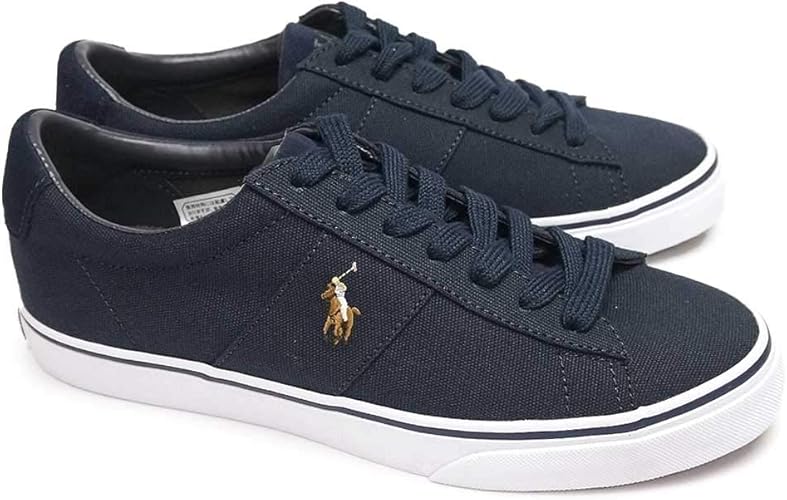 Amazon ポロラルフローレン Polo Ralph Lauren ポロ ラルフローレン スニーカー Rc50 メンズ セイヤー Ne Sk Vlc キャンバス Polo Ralrh Lauren Sayer Polo Ralph Lauren ポロラルフローレン スニーカー