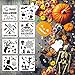 8 Pack Halloween DIY Decorative Stencils Set Halloween Stencils for Painting on Wood,Airbrush and Walls Art