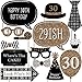 Big Dot of Happiness Adult 30th Birthday - Gold Party Photo Booth Props Kit 20 Count