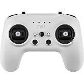 Radiomaster T8L ELRS 2.4GHz Radio Transmitter, 204g Lightweight Screenless Remote Controller with Hall-Effect Gimbals, USB-C Charging &amp; Simulator Compatibility for FPV Drones (White)