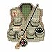 Fishing Vest Beaded Counted Cross Stitch Ornament Kit Mill Hill 2016 Spring Bouquet MH181614