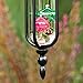 Bits and Pieces - Hanging Galileo Thermometer-Decorative Home Weather Instrument - Outdoor/Indoor Décor Temperature Gauge - Decorative Accent for The Yard