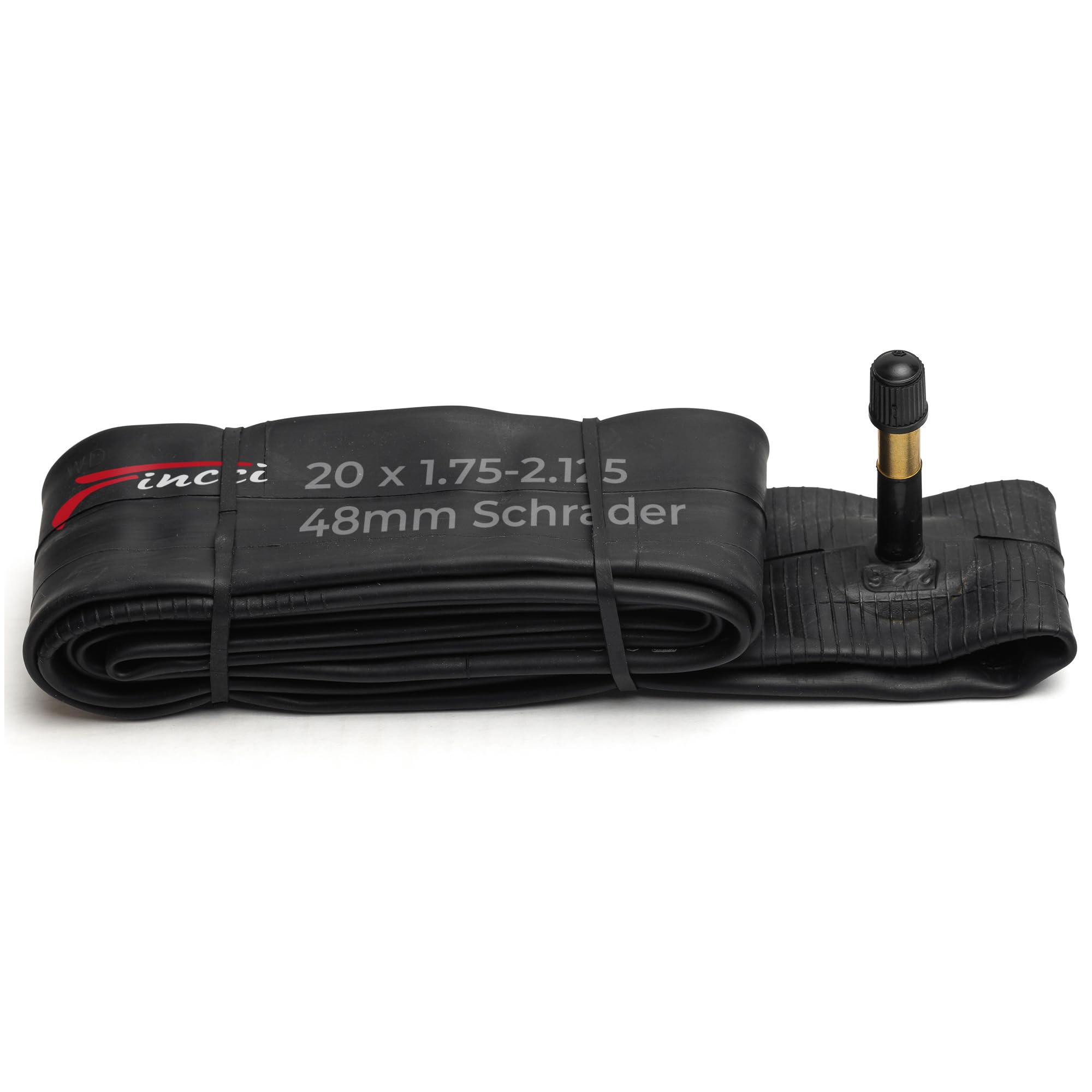 Fincci 20 x 1.75 1.95 2.0 2.1 2.125 Inch 48mm Schrader Valve Inner Tube for BMX Mountain MTB Kids Childs Bicycle Bike