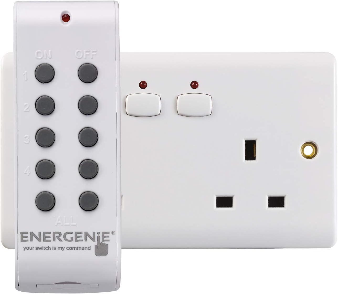 Energenie Remote Control Double Socket BigaMart