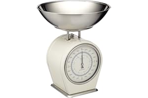 Kitchen Craft Living Nostalgia White Mechanical Kitchen Scale