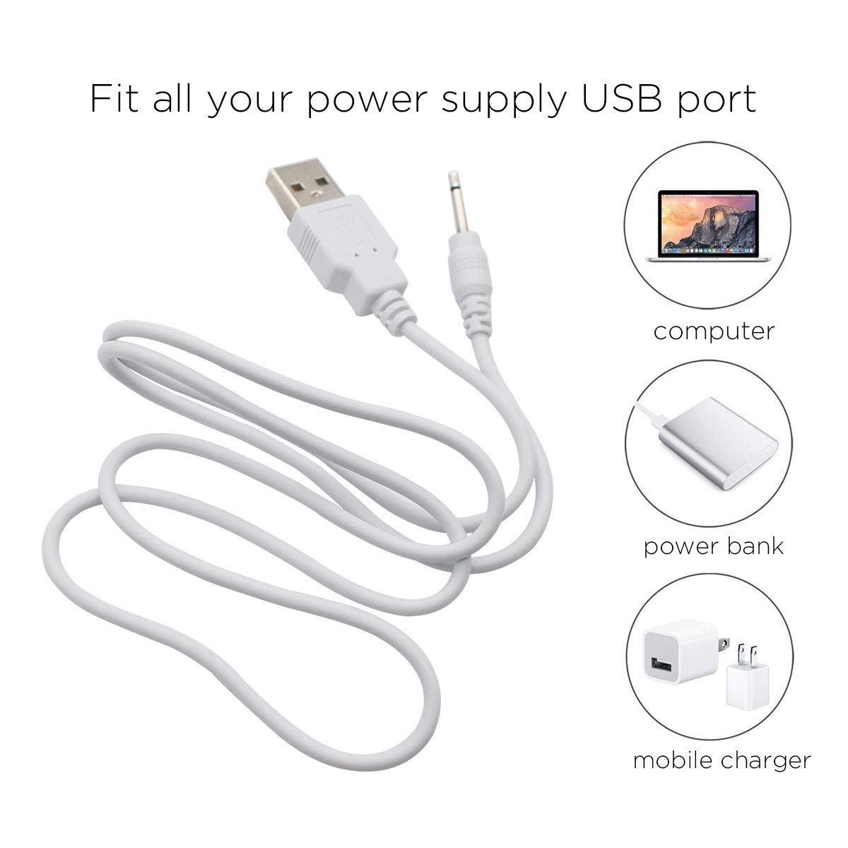 Send Friend Vibrator Gift wrap 10 Speed Computer USB Cable Rechargeable Weaterproof Mini Design for Bedroom, Patio, Garden, Gate, Yard, Parties, Wedding (Black1)