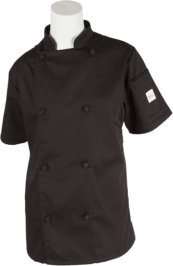 women's short sleeve black jacket