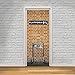 3D Door Decal Door Stickers Decor Door Mural Removable Vinyl Wall Art Door Wall Mural Door Wallpaper for Home Decor