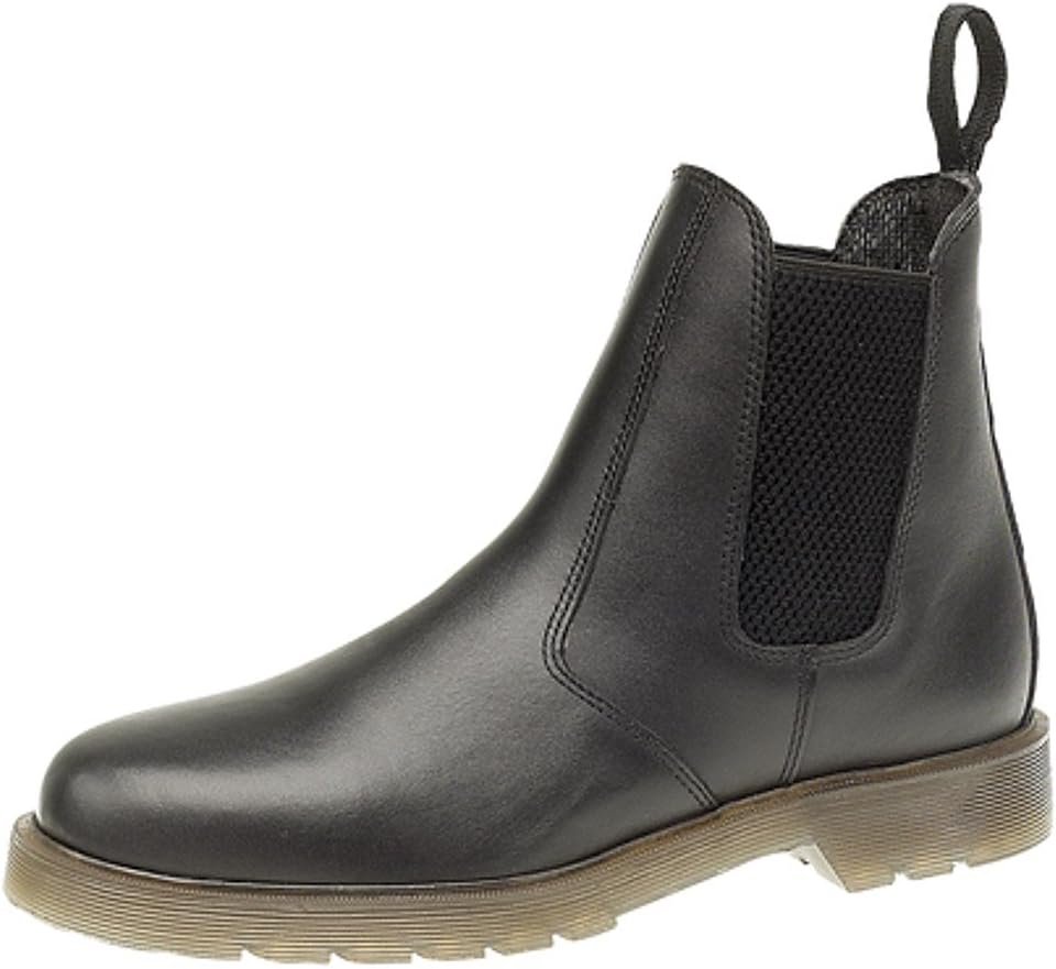 Mens Leather Dealer Boots With Aircushion Sole