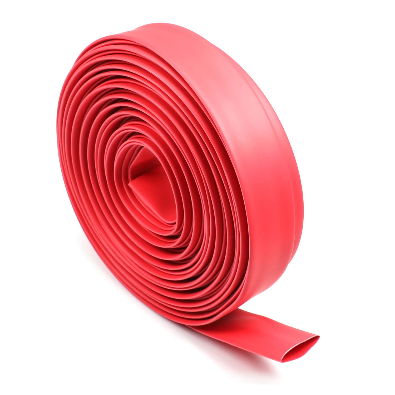 Othmro 1pc Heat Shrink Tubing, 13mm ID Shrink Tube Electric Insulation Tube, 2:1 Ratio Heat Shrink Sleeving Cable Protector—Red (Length: 10m)