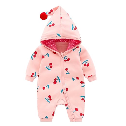 Bebone Baby Mädchen Strampler Herbst Winter Babybekleidung