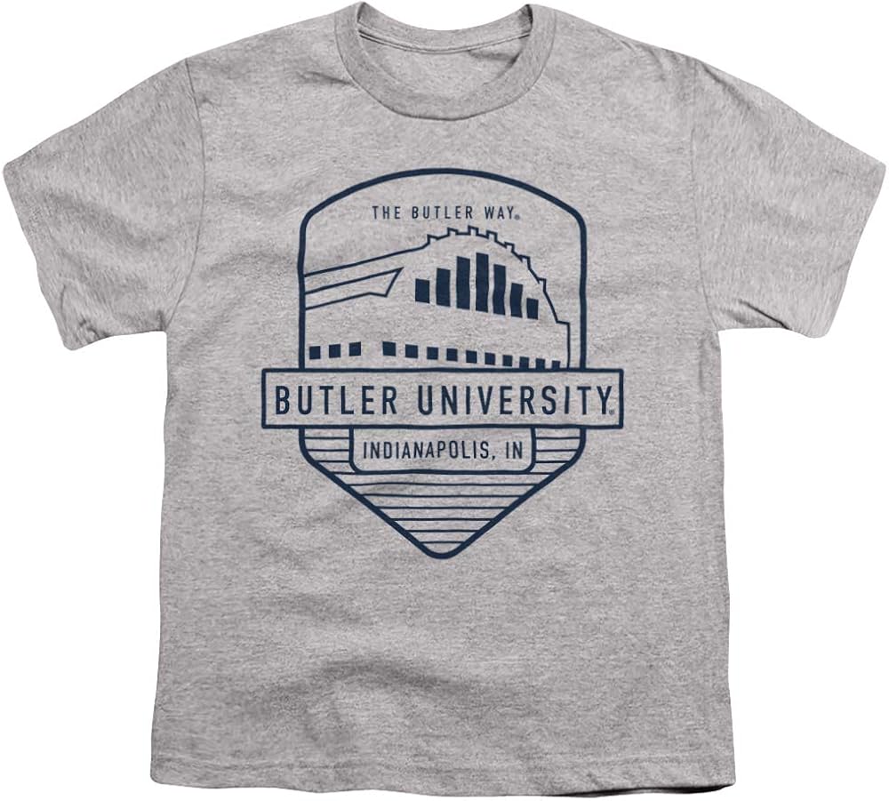 Butler University Official Badge Unisex Youth T Shirt Clothing
