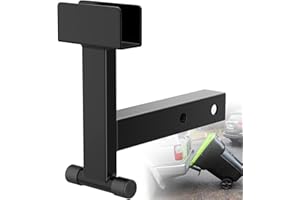 KOPKIO 2" Trash Can Hauler Grabber Hitch Reciever, Garbage Hauling Towing Hitch Attachment, Trash Tow Truck Grab Hook Fit for Lawn Mower Garden Tractors