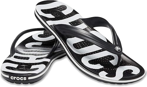 Amazon クロックス Crocs 5943 クロックバンド プリンテッド フリップ ビーチサンダル ユニセックス 066 M5 W7 23cm Crocs クロックス シューズ バッグ