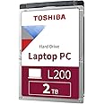 Toshiba HDWL120XZSTA L200 2TB Laptop PC Internal Hard Drive 5400 RPM SATA 6Gb/s 128 MB Cache 2.5" 9.5mm Height - 2000 Internal Bare/OEM Drive