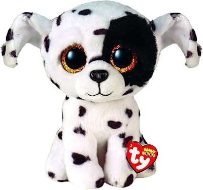 TY Beanie Boos Luther Dalmatian Dog Plush 15cm TY Brand Collectible Toy