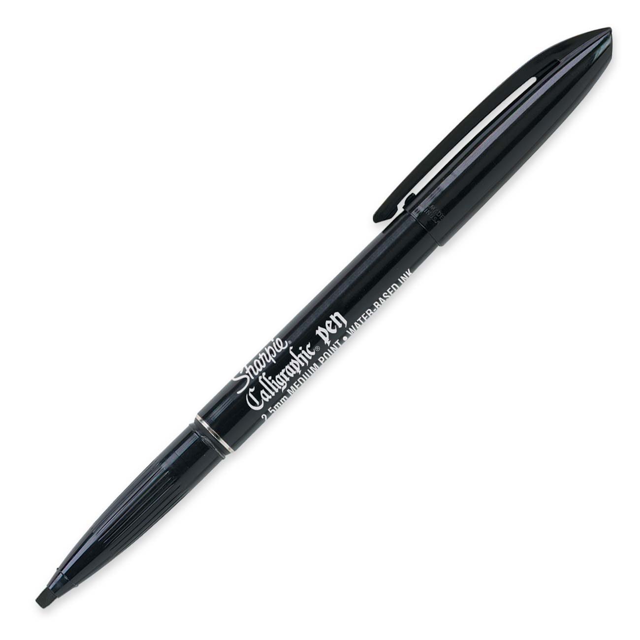 Sharpie Calligraphic Water Based Black Marker pack of 12