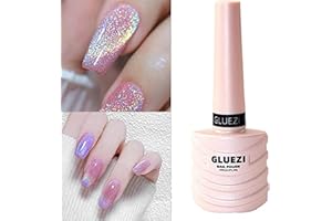 MAJOR DIJIT Gel Polish 15ml/0.5fl oz Holographic 9D Cat Eye Shiny Glitter Soak Off Nail Polish with Magnetic Stick for Nail Salon