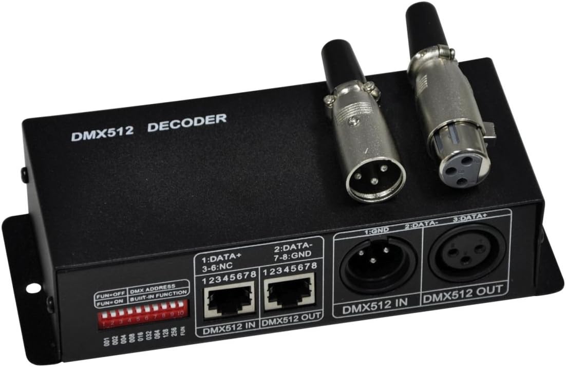 NJD DMX Interface/Controller for use with NJD RGB LED Tape Light