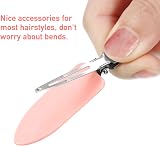 Chuangdi 10 Pieces No Crease Hair Clips Set Black White Pink view 3