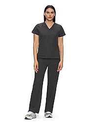 floralhue Scrubs for Women, V-Neck Scrubs Top