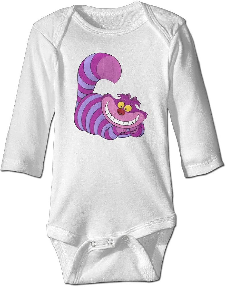 Pink Cheshire Cat Baby Onesies Cute Clothes Funny Clothing