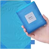 Ainiv Picnic Blanket Mini Pocket Beach Mat 110x140 cm Foldable Lightweight