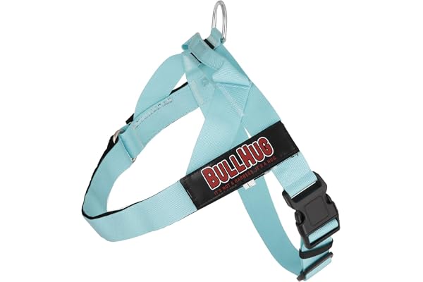 BULLHUG Adjustable Dog Harness – No Pull, No Choke – for English Bulldogs, French Bulldogs, Pugs & Broad-Chested Breeds – Eas