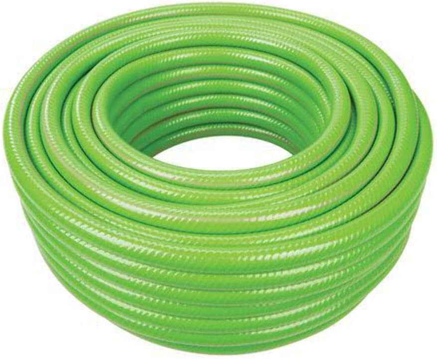 Silverline 868622 Reinforced PVC Garden Hose 30m, Green, 30 m