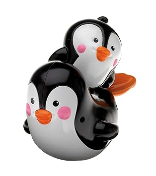 munchkin wind up swimming penguin bath toy